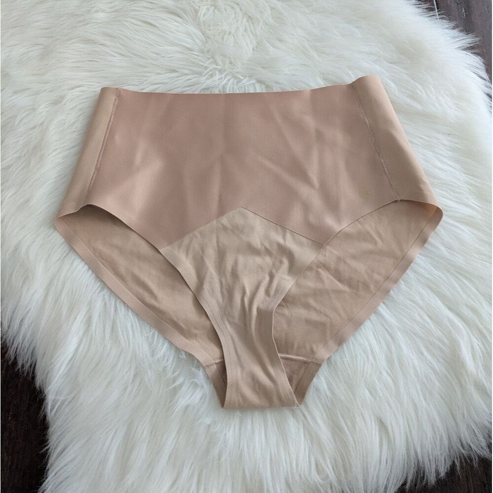 Honeylove Crossover Briefs Women's Sand Tan Beige Shapewear Underwear M Medium